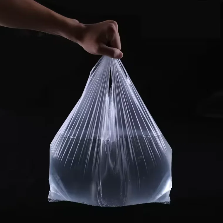 Manufacturer Food Certificate Supermarket Compostable Plastic Packing Take Away T Shirt Shopping Bag Plastic Food Bag