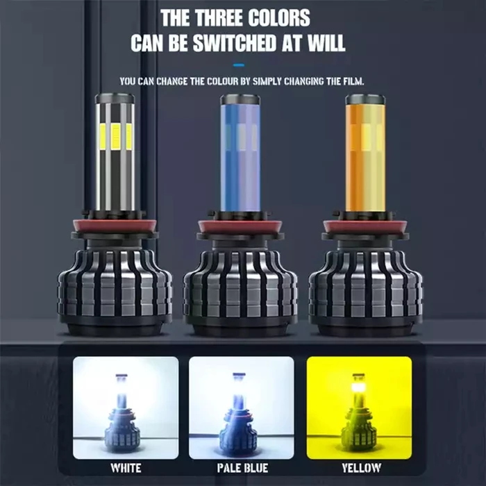 Led Light For Car X6s Led Headlight H11 9005 9006 H4 High Low Beam 50w 3000k 6000k 8000k Auto H4 Led Headlights