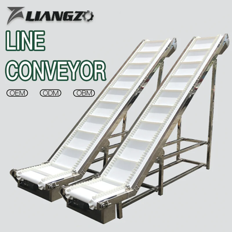 LIANGZO OEM Light Weight Quality Material Assembly Line Small Belt Conveyor Food Industry