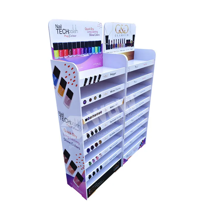 Customized PVC Retail Product Display Stand  PVC Display Stand Suitable For Supermarket Stores