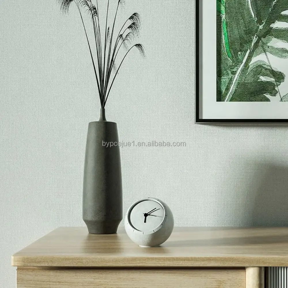Creative Small Concrete Table and Desk Clock Storage Multifunctional Home Decoration Mini Desk Clock