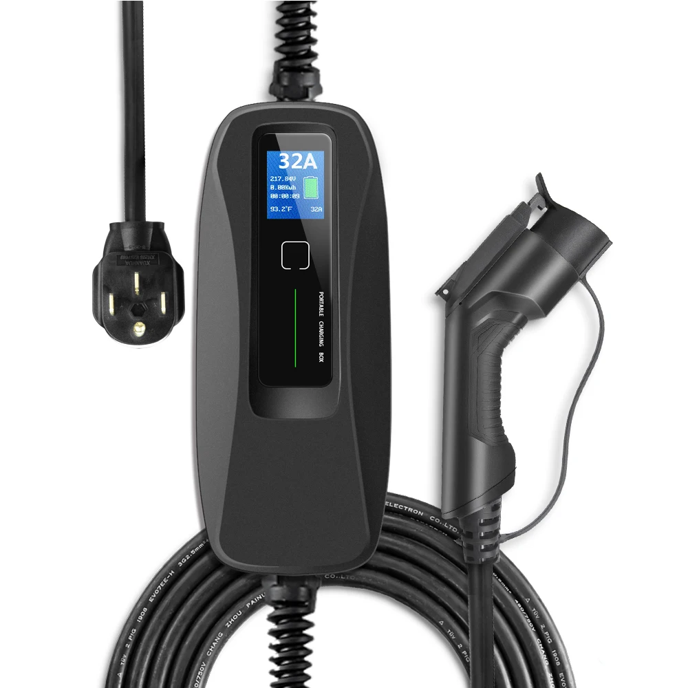  32A портативный EVSE кабель уровня 2 с разъемом NEMA