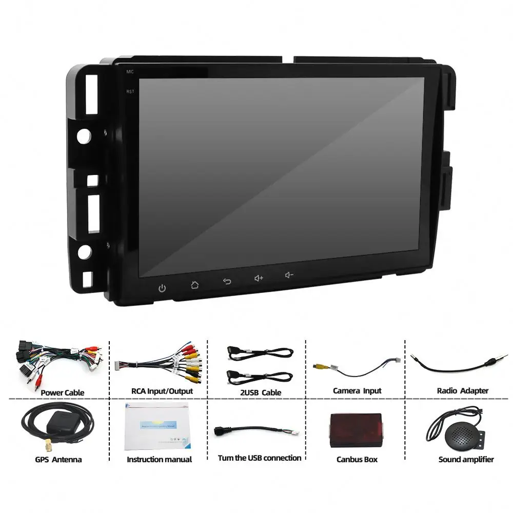 Touch Screen Car DVD Player 7 Inches Double Din Android Universal Car Stereo GPS Navigation
