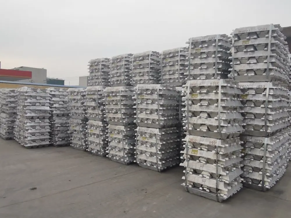 Алюминиевые слитки A7 99.7% 99.9% Экспорт из