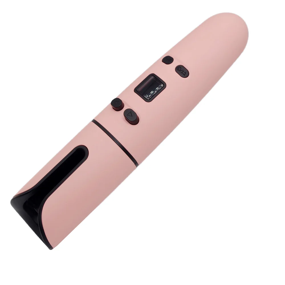 Rechargeable Automatic Rotating 6 Temps 3 Timers Cordless Automatic Curling Irons