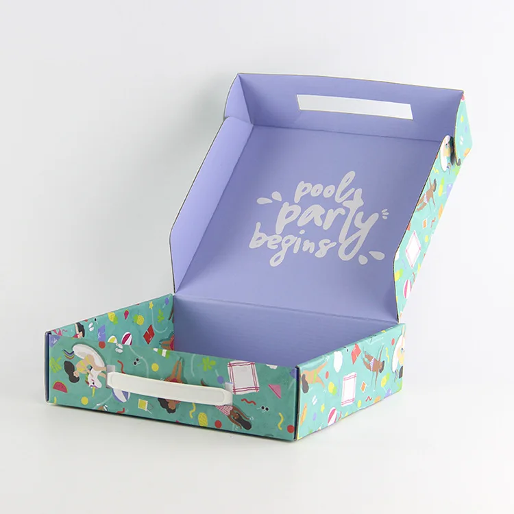 Cardboard box white black red brown gift paper carton Support customized size and printed logo