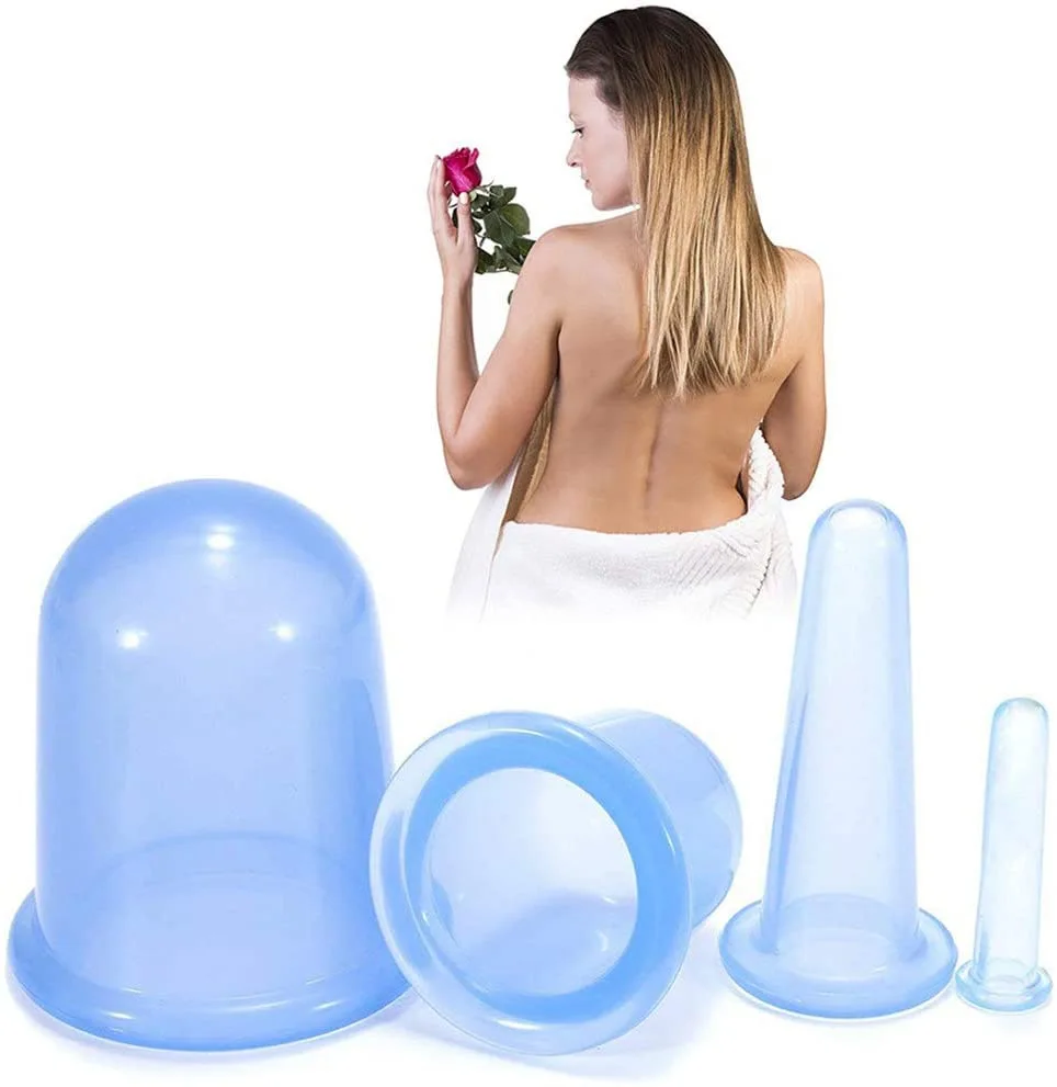 Factory Direct Sales Face Silicone Medical Vacuum Massage Cupping Cups