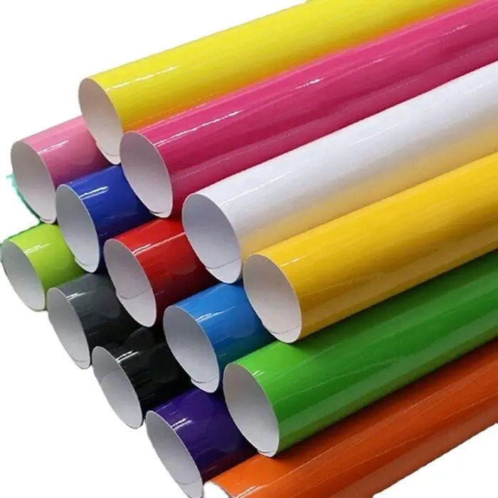 Self Adhesive Plotter Factory Wholesale Metal Cut Vinyl With 1.22*50m  advertising Printing Pvc