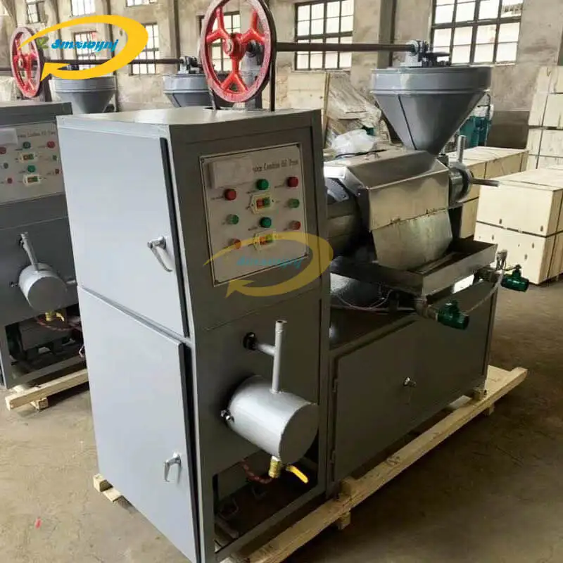 Oil Press Machine with Filter Fully Automatic Palm Line Black Seeds Sunflower Processing