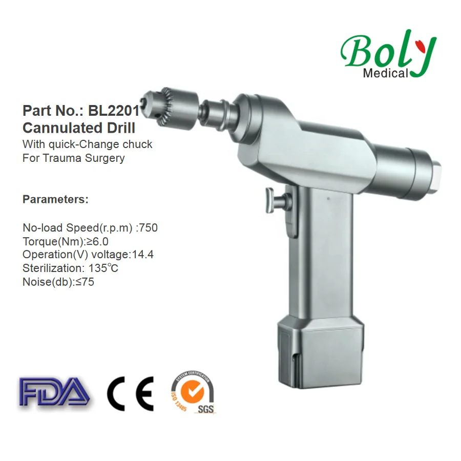 
Boly Medical-cannulated drill BL2201 for Othorpaedic surgeries 