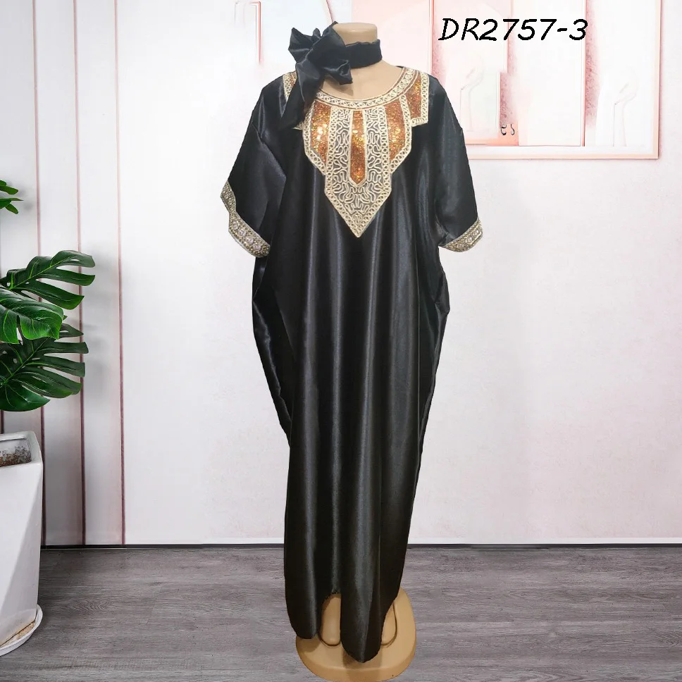 african muslim plus size sequins dresses dresses women lady elegant vintage with scarf