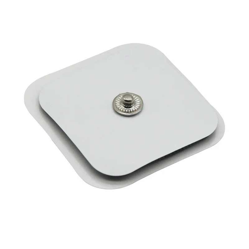 Medical Use  Multifunctional PET 53 X 78mm Button Physiotherapy Electrode