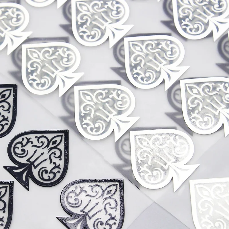 Custom Logo Printed 3D Transparent PVC Transfer UV Sticker Waterproof Adhesive with Acrylic Hot Melt 1mm Thickness