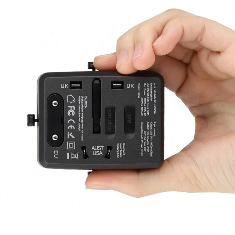 
Travel Kit Gift Item Universal Travel Adaptor 4 Usb Type C Universal Travel Charger 
