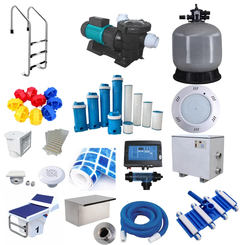 Manufacturer Supply Full Set Swimming Pool Pump Water Sand Filter Pump Wholesale Pool Equipment