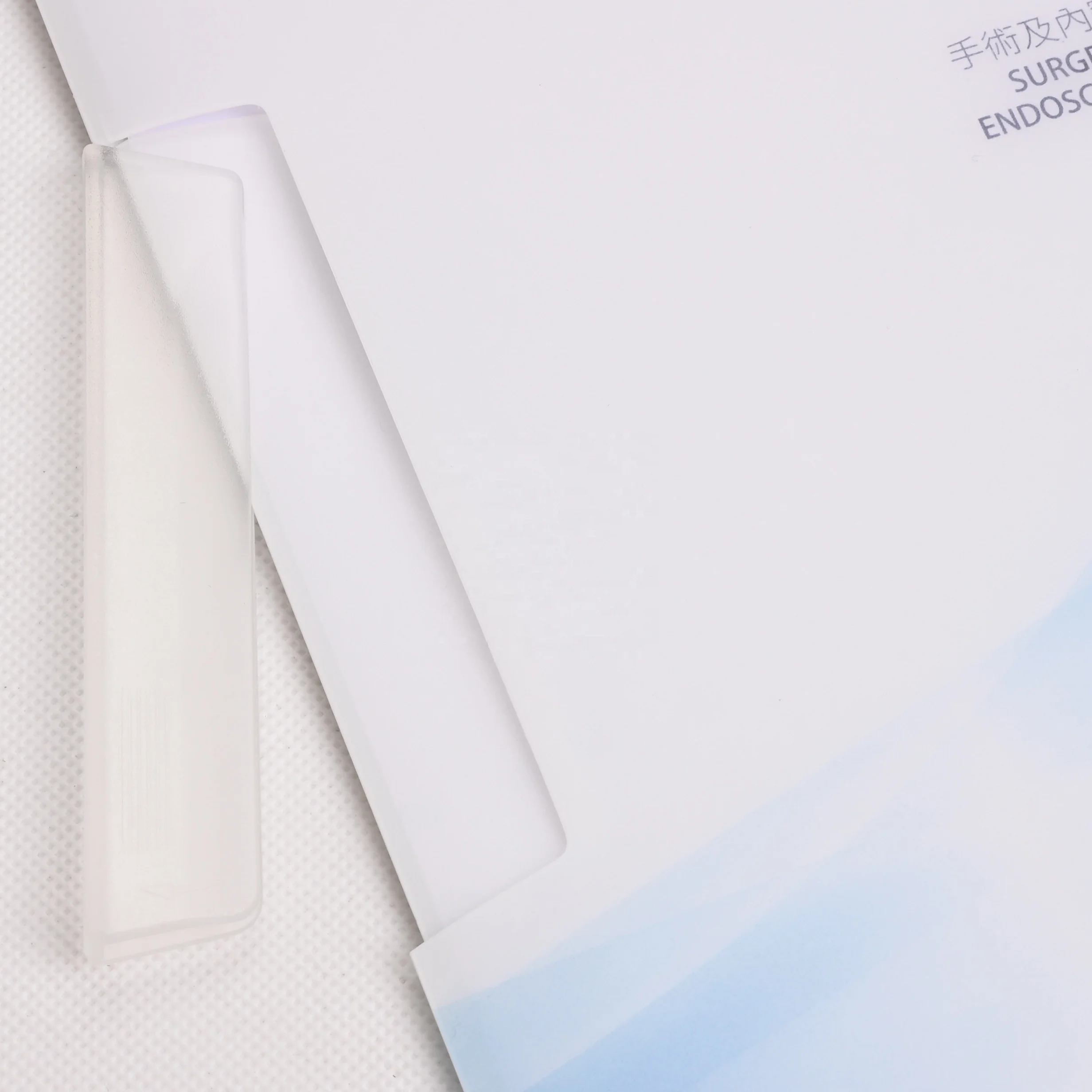 Custom New thickened Plastics Products Manufacturing PP A4 Size Swing Clip File Folder For Office And School