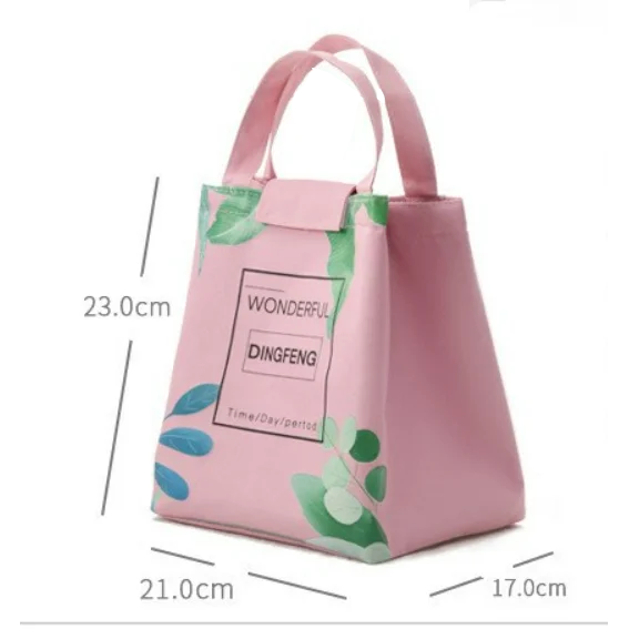 Oxford lunch bag accept small QTY from Stocked Cute Portable Insulated Cooler Bag Waterproof Lunch Bag for Beach Use