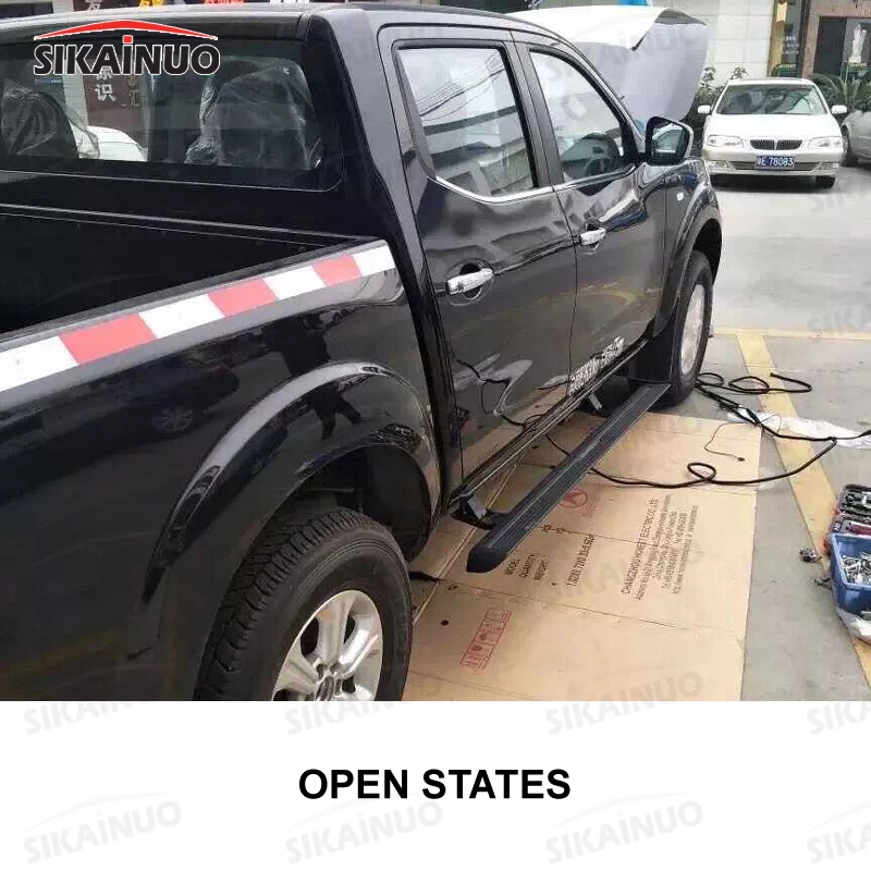 Navara extend powerstep retractable side board np300 electric side step automatic foot pedals