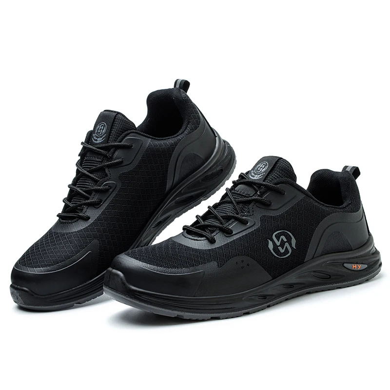 Unisex Comfortable Work Shoes with Breathable Feature Plastic Toe for Spring Summer Autumn Seasons