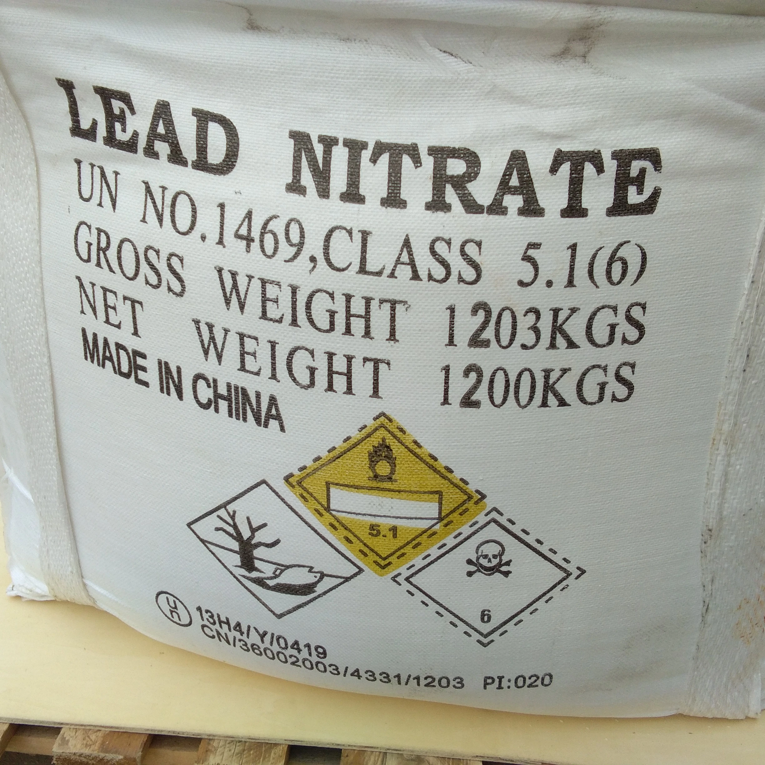 Industrial Grade LEAD NITRATE 99%min