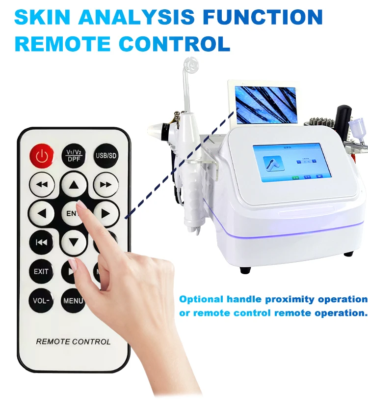multifunctional stores pictures skin analyzer 2 HD detector camera 50X 200X portable hair scalp analysis machine