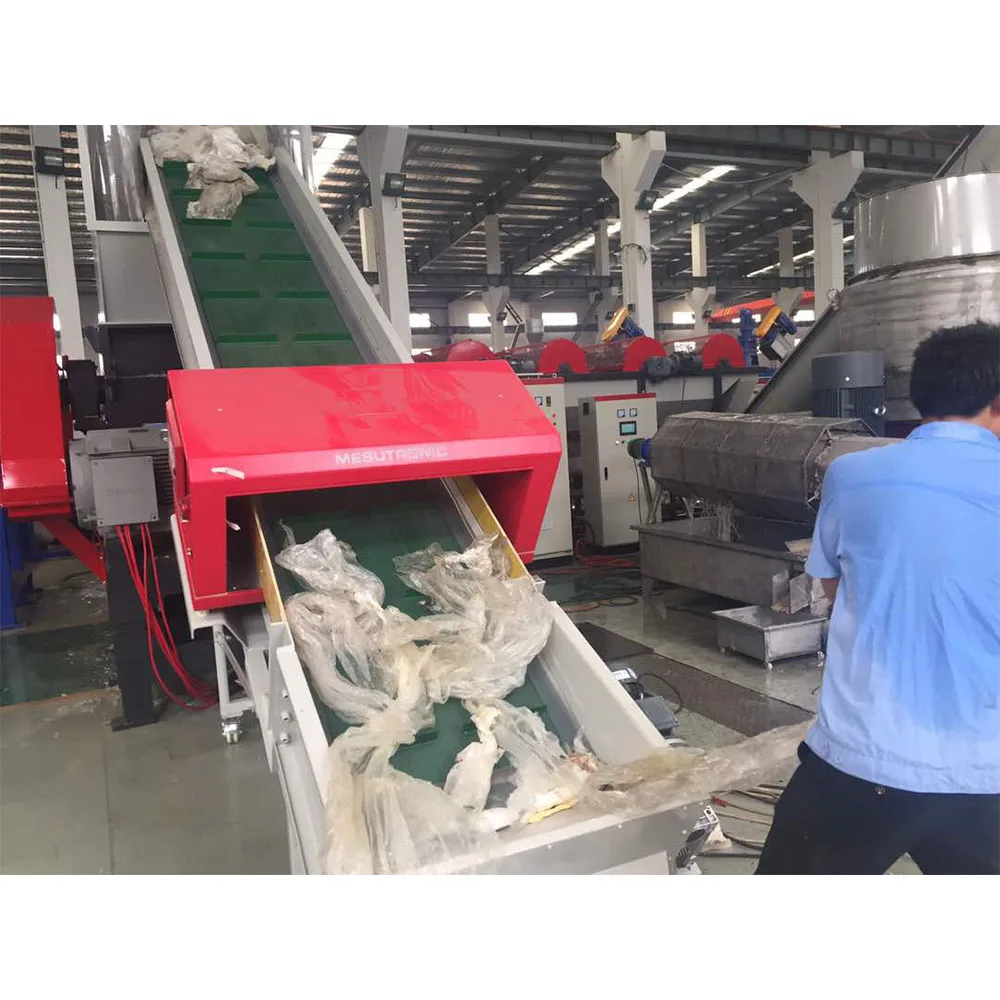 MUYBIEN Plastic Recycling PET PP PE Flakes Screw Feeder/Loader