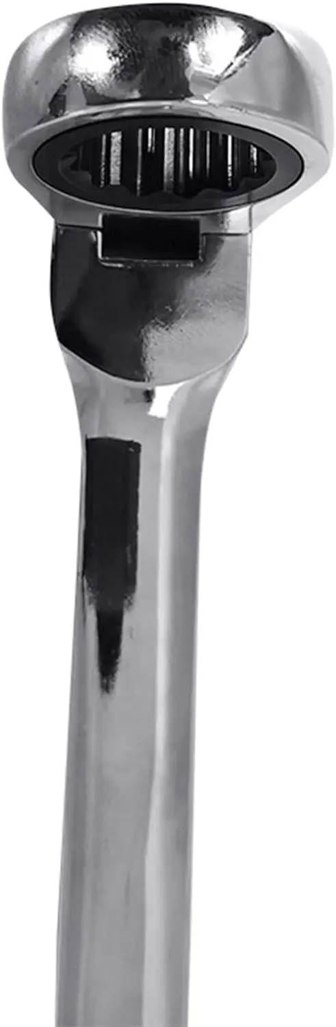 For Extra Long Flex-Head Double End Ratcheting Wrench Set Metric 6-Piece 8-19 mm Hand Repair To Double End Wrench in Cloth Bag