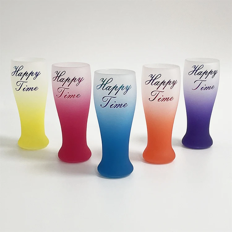 Hot Selling 2OZ Mini Beer Glass Cold Color Changing Coating Shot Glasses for Whiskey in Party Souvenir Cup