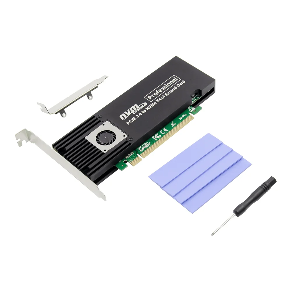 
Адаптер SSD PCIe x16 ASM2824-X4 M.2 NVMe 