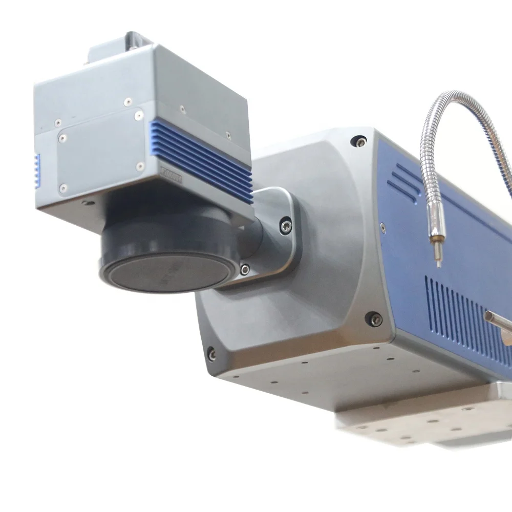 New Design 20W 30W 50W Portable Cattle Ear Tag Fiber Laser Printing Marking Machines for Pattern Engraving Metal Plastic