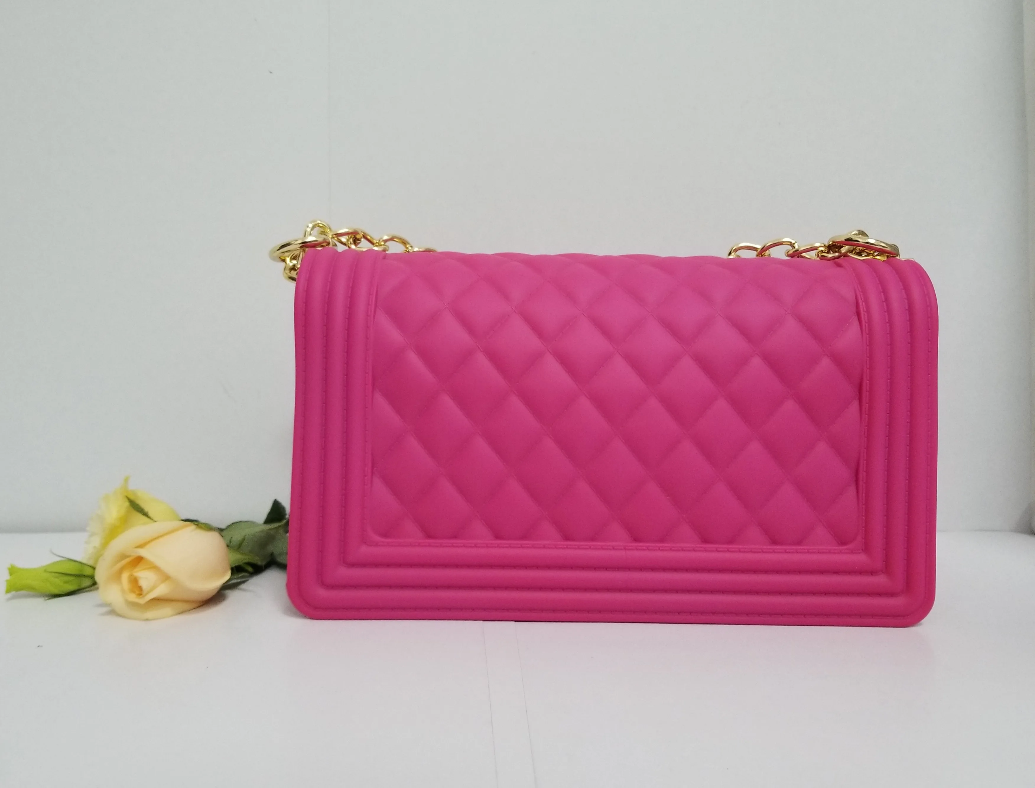 custom raccoon fox faux fur kids slide sandals Custom Women Fashion Fur Slides with purse set Jelly Bag flip flops