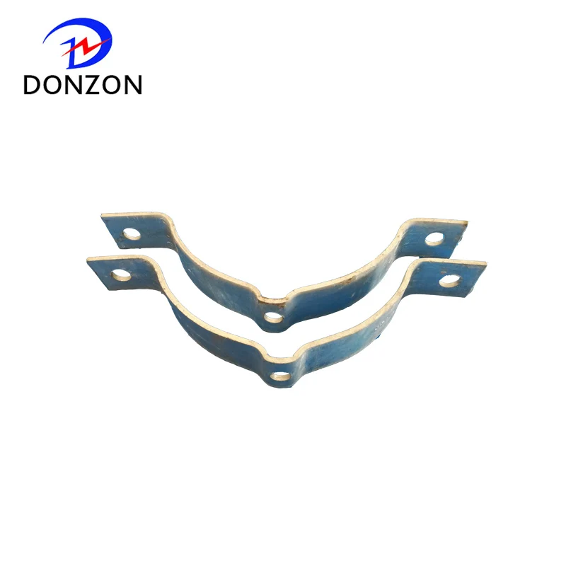 Hot dip galvanized Pole Mounting clamp  pole embrace hoop pole clamp