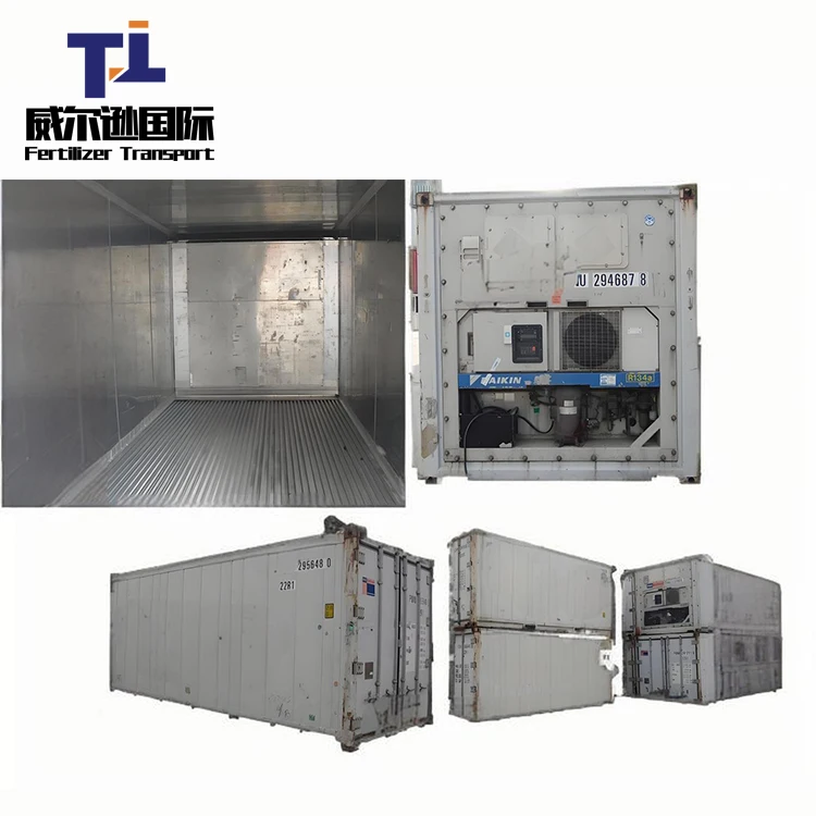 Freezer Containers 40HC Steel Reefer Containers for Cold Storage at Sea