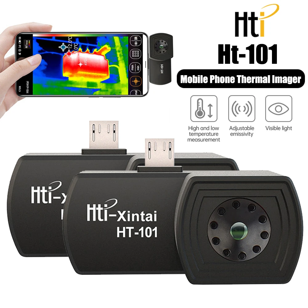 Obm Whole Sale Price HT-102 32*32 Resolution Advanced Mini Usb Thermal Camera Thermal Imaging Thermometer Ce