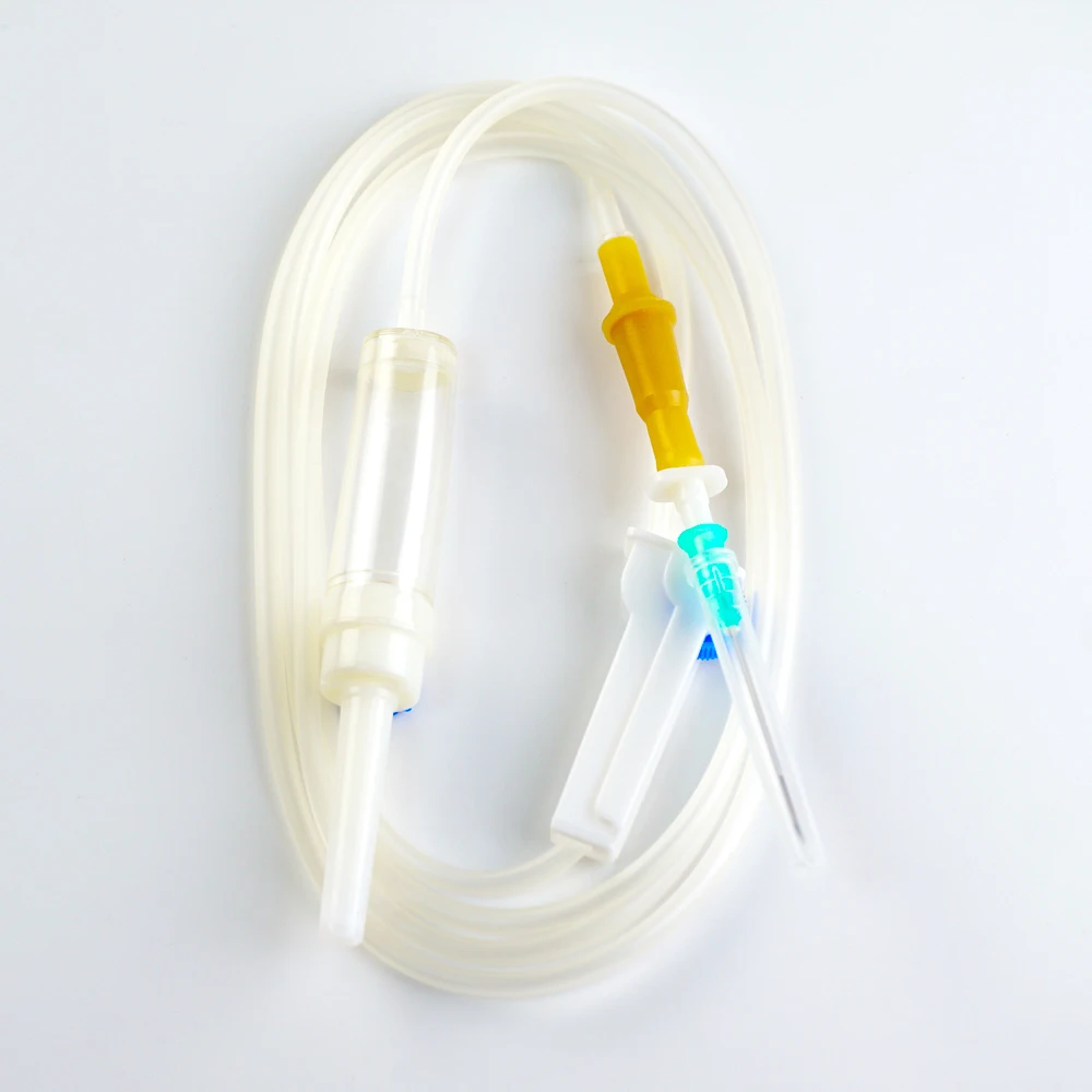Iv Infusion Giving Set Hospital and Home Care Pediatric Microdrip Winged Precision HD Disposable Infusion Set with Air Vent