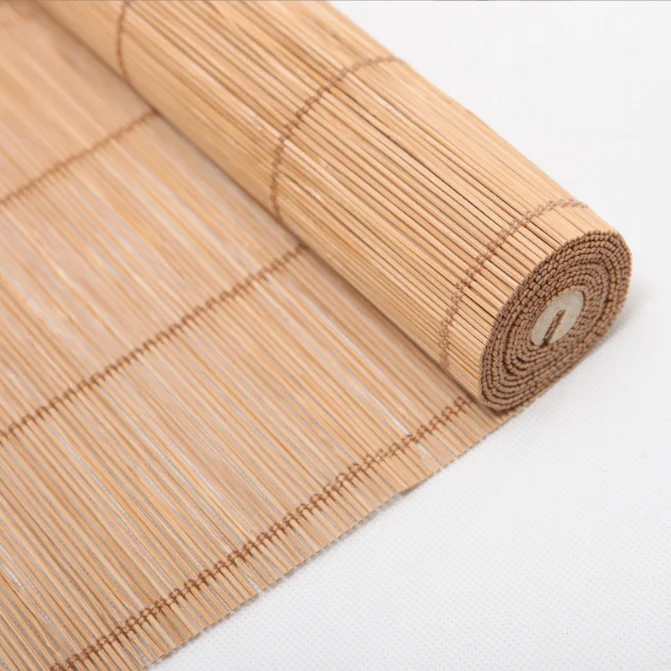 Chinese Printed Wood And bamboo Woven Curtains For House Window