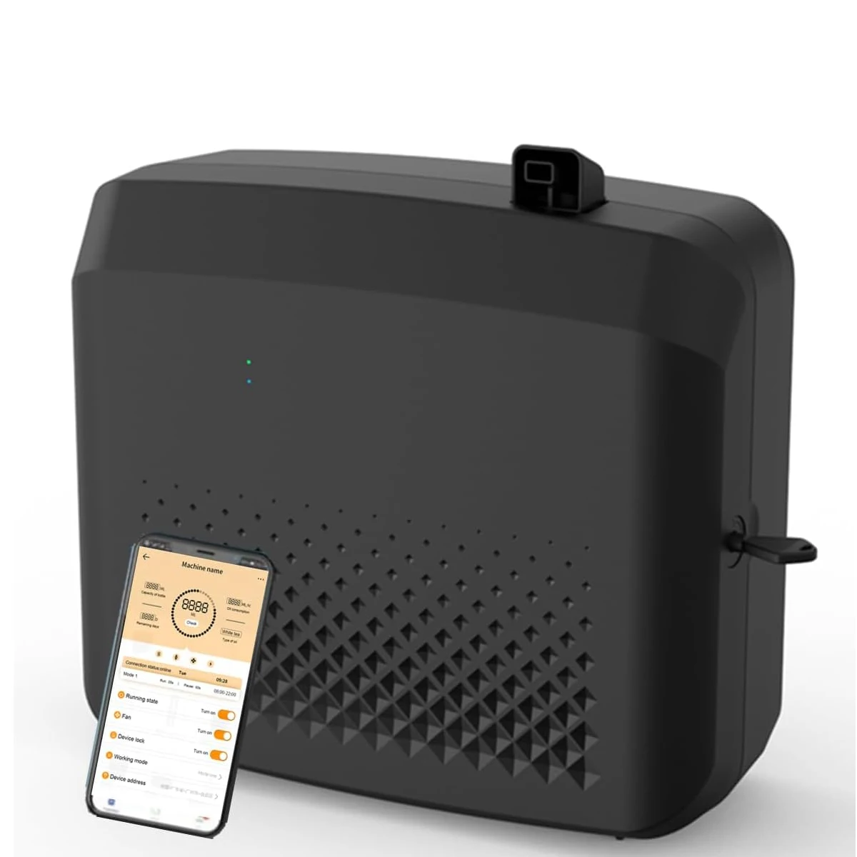 2024 Hot 800ML Smart HVAC Scent Machine Waterless Oil Diffuser with Cold Air Tech Home Hotel Portable Installation 12V Voltage