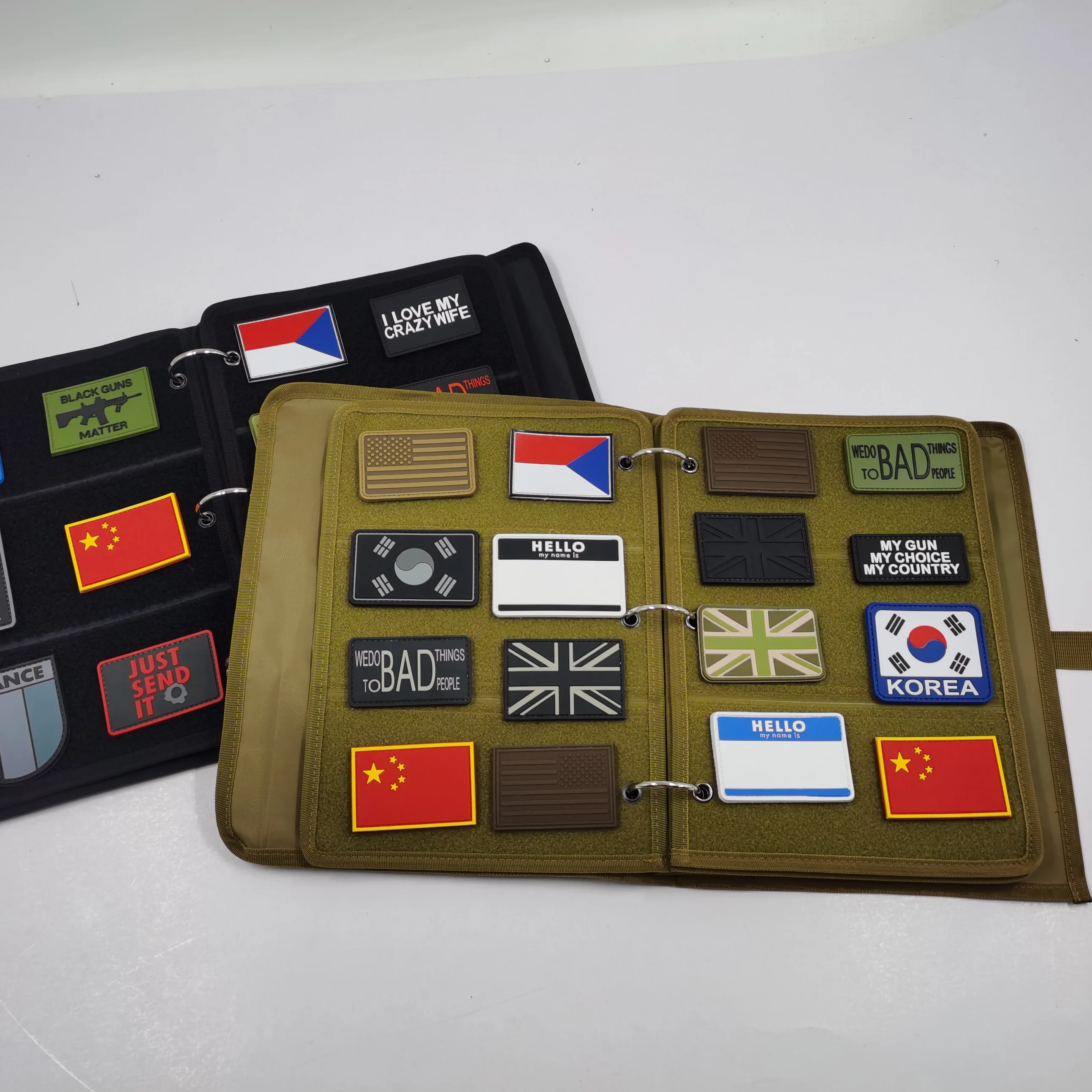 New Design Patch display Book and board bag for patch display and collector