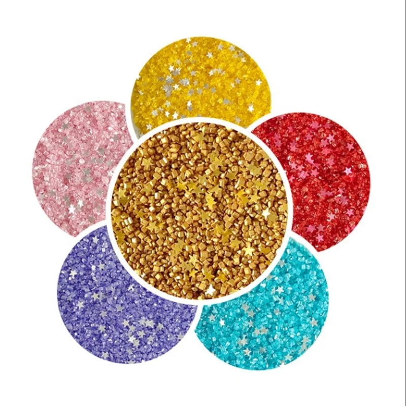 glitter sprinkles for cupcake icecream and chocolates decoration bakery ingredients manufactory edible white sugar beads shaped