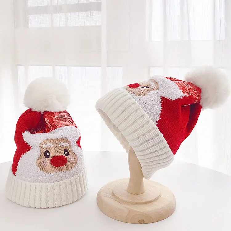2021 wholesale Christmas decoration supplies new Winter children gifts christmas ornaments Santa hats  Merry Christmas Hats