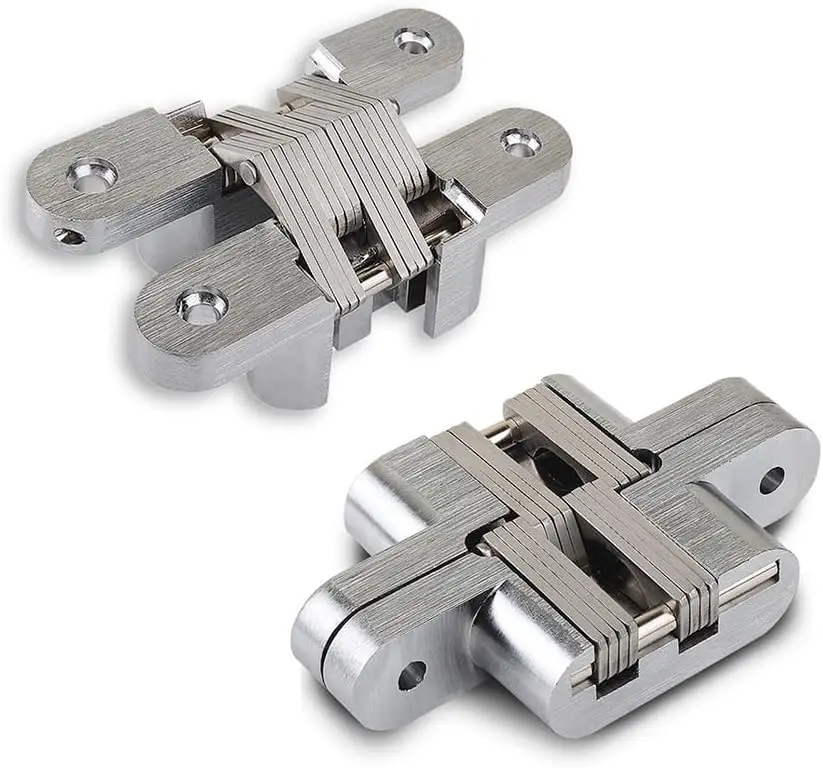 Golden Supplier Heavy Duty 180 Degree Zinc Alloy 3D Adjustable Hidden Concealed Hinge Invisible Door Hinge