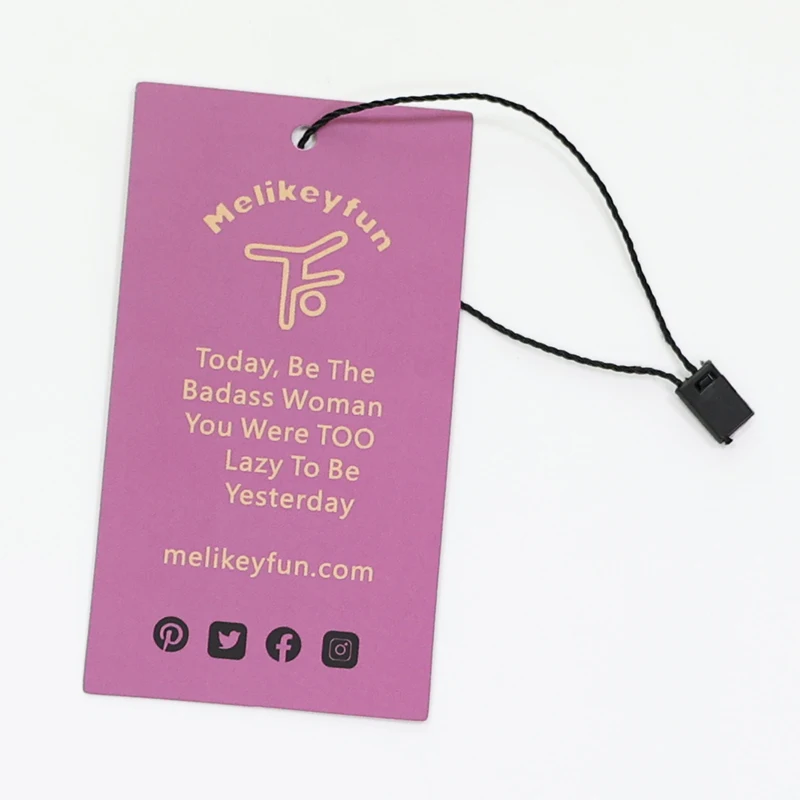 Oem odm factory custom your own logo clothing pants labels gift logo tags hand brand swing   hang tags