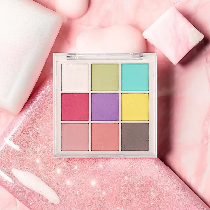 Wholesale New Nail Art Salom Magic Compact Mirror With Powder Coating 9 In 1 Nail Chrome Solid Mirror Powder