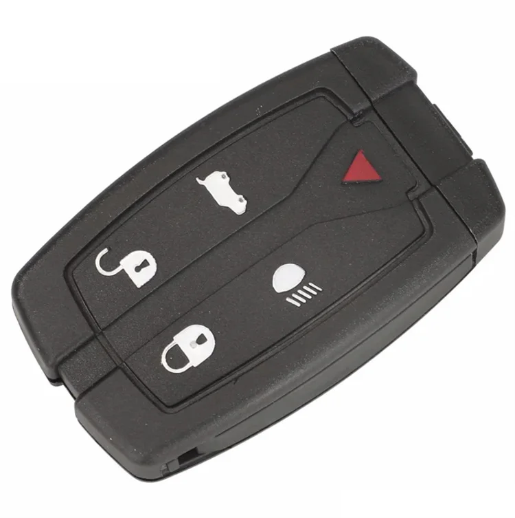 5 button Car Remote Smart Key Case Fob Shell for Land Rover Freelander 2 Black Fortwo Key Holder Cover Car Styling