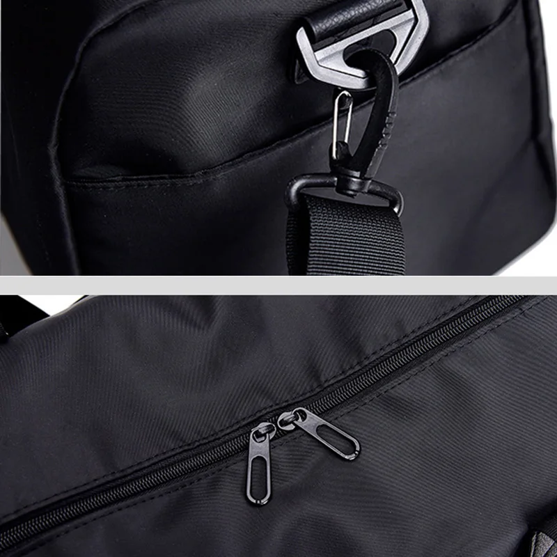 Fashion designer outdoor weekend large travel duffel bags ladies luxury gym sport duffle bag with shoe compartment sport