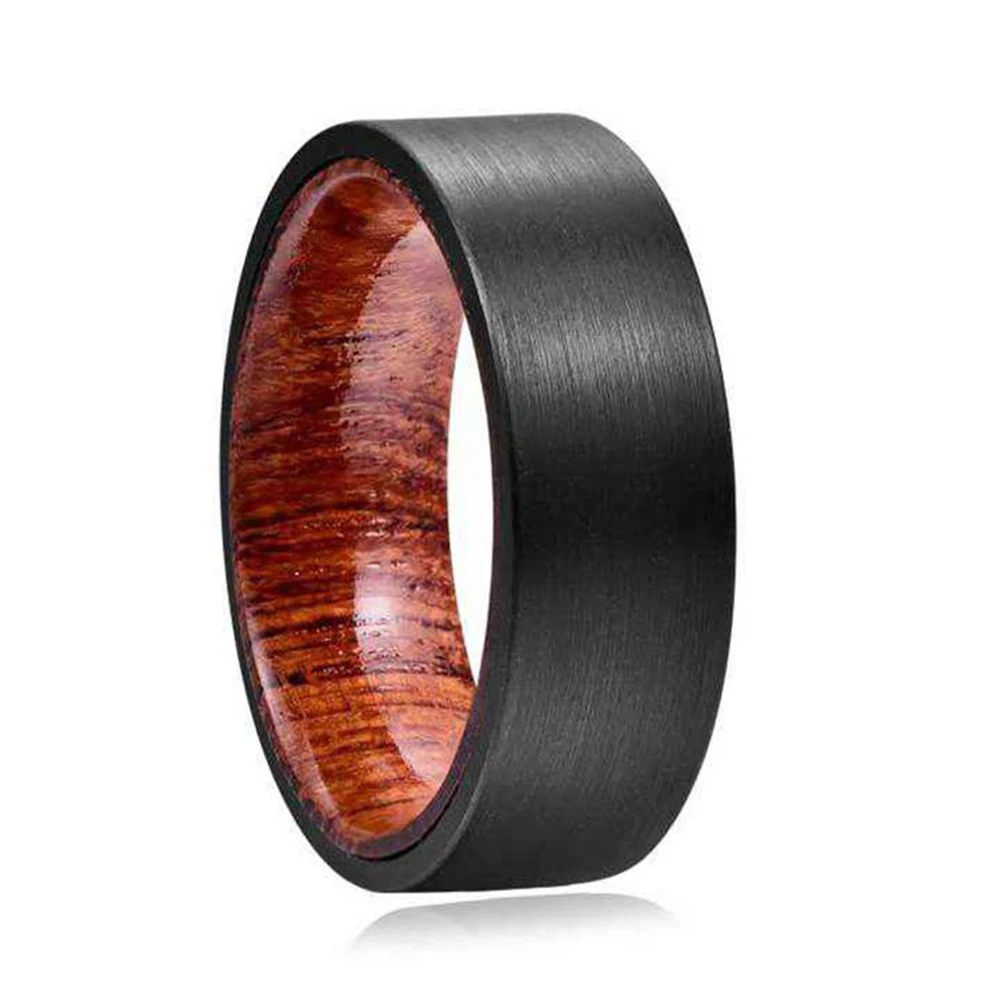 Wholesale Tungsten Ring Silver Grooved Brushed Surface Tungsten Wedding Rings For Men