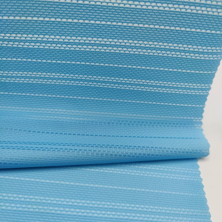 Stretch 125gsm Jacquard Knitted Polyester Spandex Jacquard Knit Fabric for Clothing/Dress