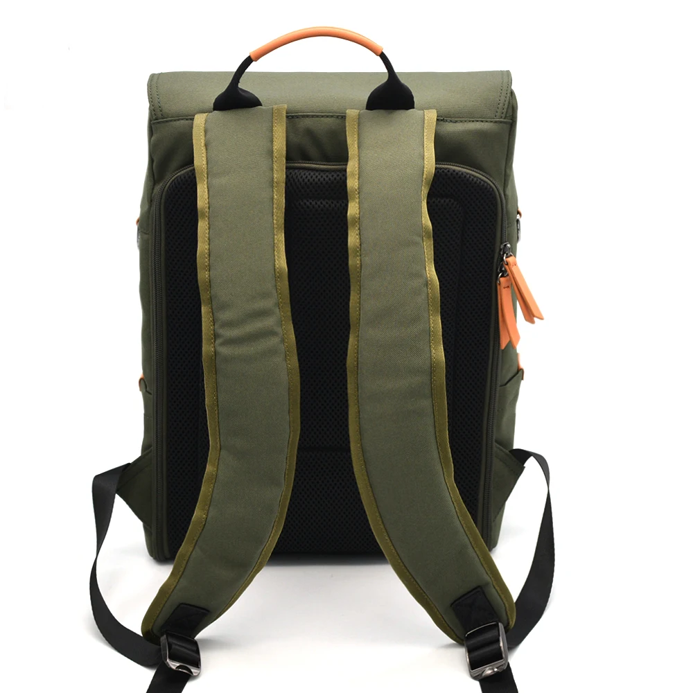 professional Outdoor custom Shockproof Waterproof Multi Functional Large Leather Dslr Camera video Backpack bag Rucksack