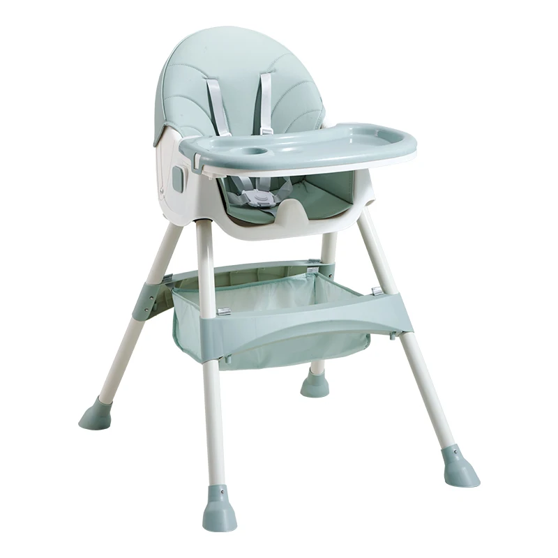 Multi-Purpose Folding Baby Chair Adjustable Height for Dining Outdoor and Living Room Use Durable Plastic Material