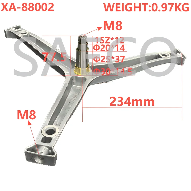 Atlante Washing Machine Spare Parts Washing Machine Drum Spider XA-88001